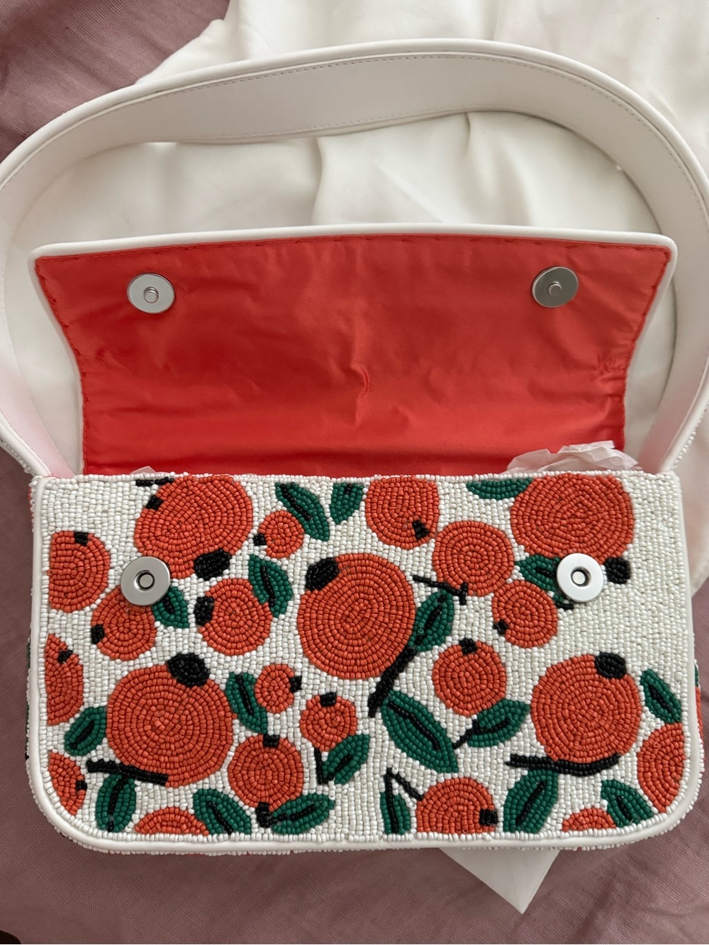 NWT STAUD Tommy Bag, Oranges - Picture 5 of 13
